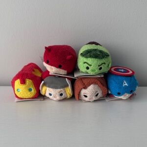 Disney Tsum Tsum - Marvel Heroes set of 6